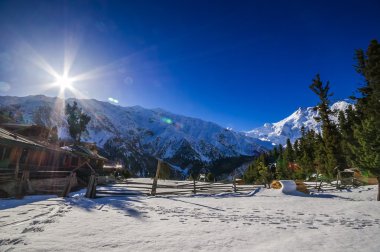 Dağ tepe Kuzey bölgesinde Pakistan