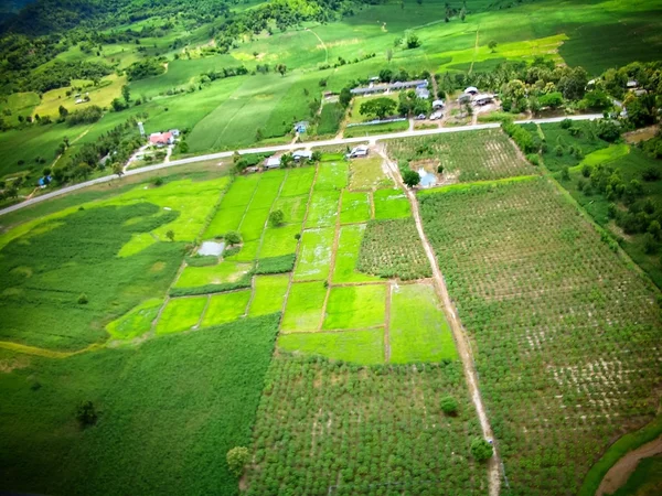 Aerial view of the countryside — Stock Photo, Image