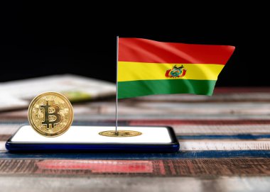 Bolivya bayrağında Bitcoin Bolivya. Bolivya 'da Bitcoin haberleri ve hukuki durum.