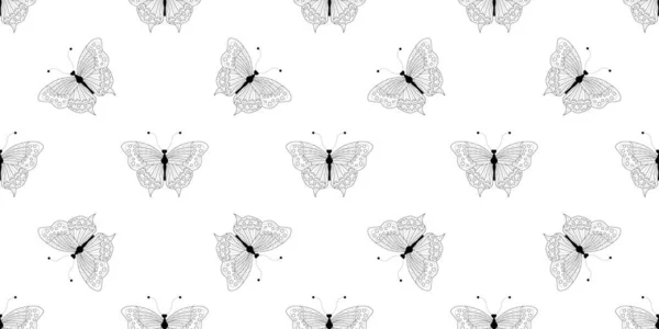 Estilo Moderno Abstracto Mariposa Para Diseño Del Papel Pintado Banner — Vector de stock