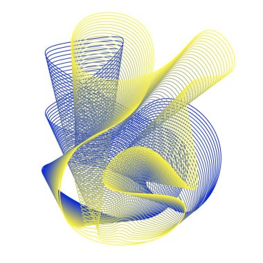 BÜYÜK YÜKSEK YÜKSEK. Ukrayna 'nın Bağımsızlık Günü. Ukrayna 'nın sembolleri. Ulusal bayrak. Soyut çizgiler