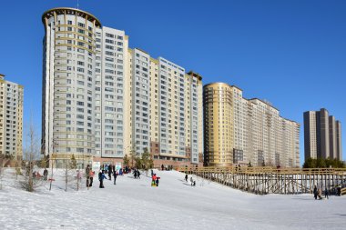 Görünümünde Astana, Kazakistan, Expo 2017 dizi başkenti