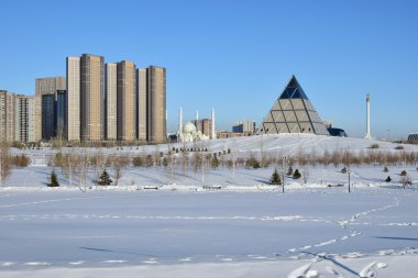 Görünümünde Astana, Kazakistan, Expo 2017 dizi başkenti