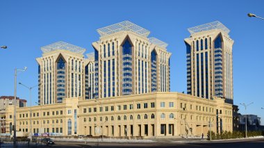 Görünümünde Astana, Kazakistan, Expo 2017 dizi başkenti