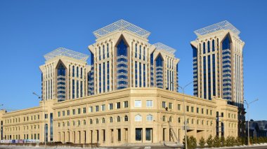 Görünümünde Astana, Kazakistan, Expo 2017 dizi başkenti