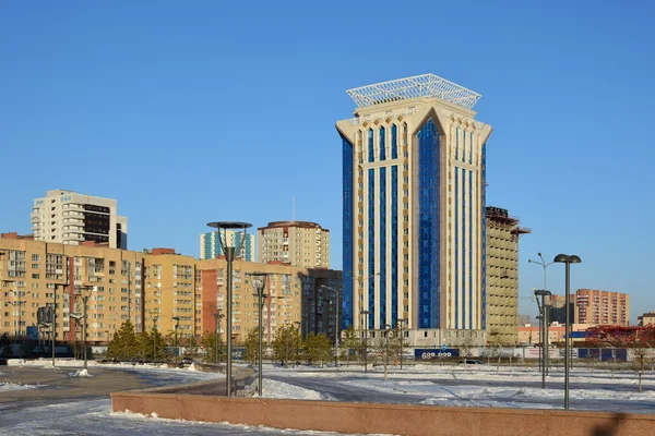 Vinter Utsikt Astana Huvudstad Kazakstan Värd För Expo 2017 — Stockfoto