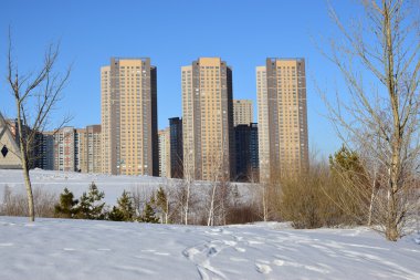 Görünümünde Astana, Kazakistan, Expo 2017 dizi başkenti