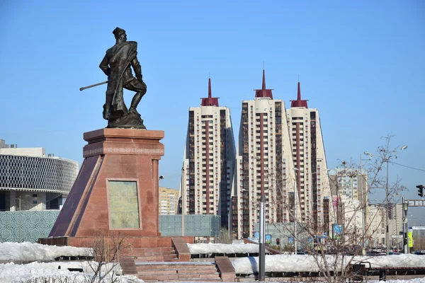 Vinter Utsikt Astana Huvudstad Kazakstan Värd För Expo 2017 — Stockfoto