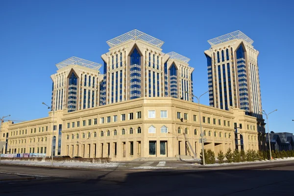 Winterblick Astana Der Hauptstadt Kasachstans Gastgeber Der Expo 2017 — Stockfoto