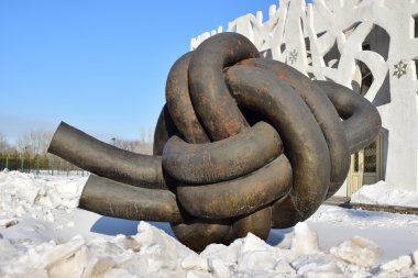 Görünümünde Astana, Kazakistan, Expo 2017 dizi başkenti