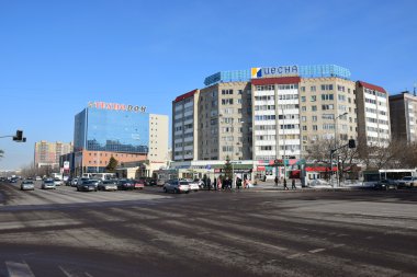 Görünümünde Astana, Kazakistan, Expo 2017 dizi başkenti