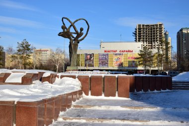 Görünümünde Astana, Kazakistan, Expo 2017 dizi başkenti