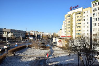 Görünümünde Astana, Kazakistan, Expo 2017 dizi başkenti