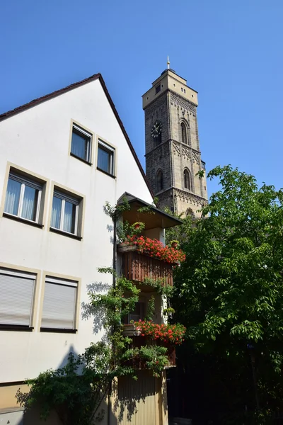 Bamberg Şehir Tarihi Bavyera Bölgede Üst Franconia Almanya Görüntülemek — Stok fotoğraf