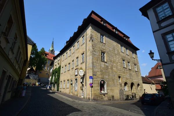 看法在历史镇 Bamberg 巴伐利亚 区域上部 Franconia — 图库照片