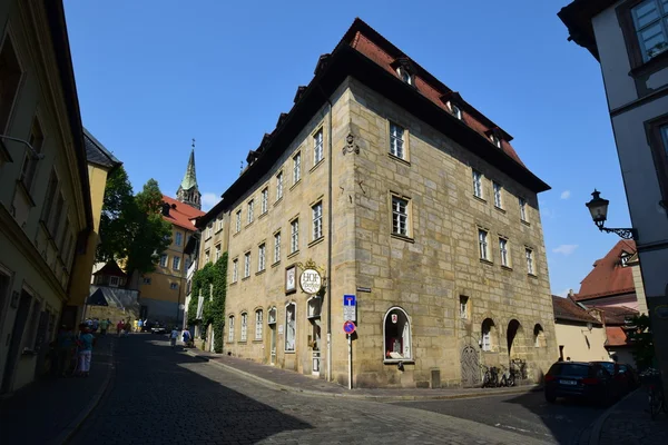 看法在历史镇 Bamberg 巴伐利亚 区域上部 Franconia — 图库照片