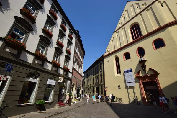 Δες Στην Περιοχή Της Ιστορικής Πόλης Της Bamberg Βαυαρία Άνω — Φωτογραφία Αρχείου