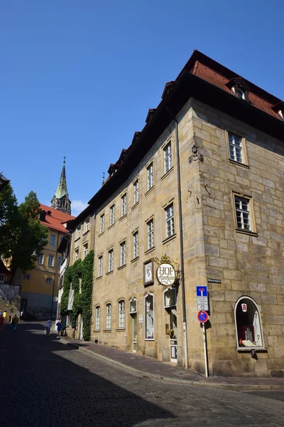 Zobrazit Historickém Centrum Bambergu Bavorsko Region Horní Franky Německo — Stock fotografie