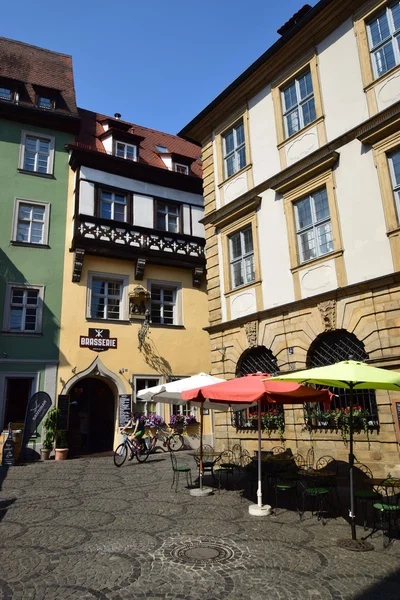Vista Sul Centro Storico Bamberga Baviera Regione Alta Franconia Germania — Foto Stock