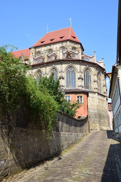Zobacz Historyczne Miasta Bamberg Bawaria Regionie Górna Frankonia Niemcy — Zdjęcie stockowe