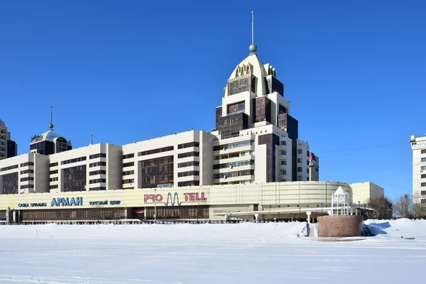 Winter View Astana Capital Kazakhstan Host Expo 2017 — Stock Photo, Image