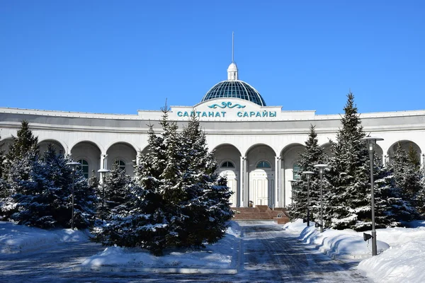 Vista Inverno Astana Capital Cazaquistão Sede Expo 2017 — Fotografia de Stock