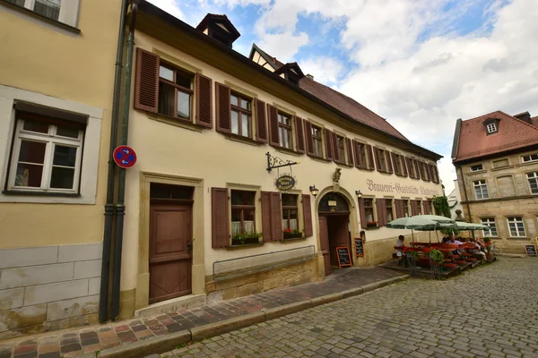 Widok w zabytkowej miejscowości Bamberg, Niemcy — Zdjęcie stockowe