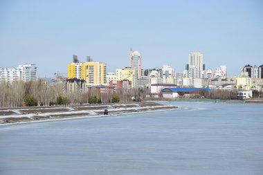 Görünümünde Astana, Kazakistan, Expo 2017 dizi başkenti