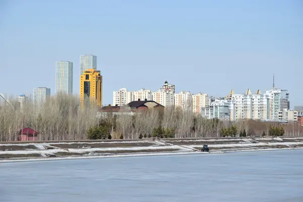 Vista Astana Capital Kazajstán Sede Expo 2017 — Foto de Stock