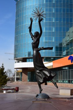 Görünümünde Astana, Kazakistan, Expo 2017 dizi başkenti
