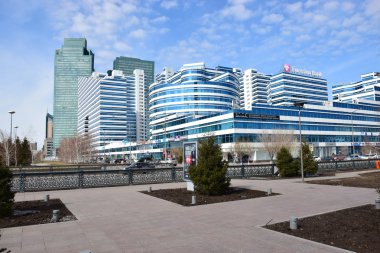 Görünümünde Astana, Kazakistan, Expo 2017 dizi başkenti