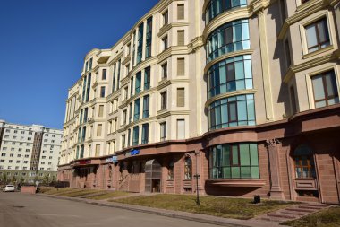 Görünümünde Astana, Kazakistan, Expo 2017 dizi başkenti