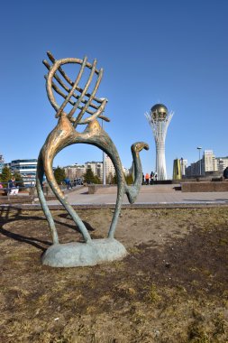 Görünümünde Astana, Kazakistan, Expo 2017 dizi başkenti