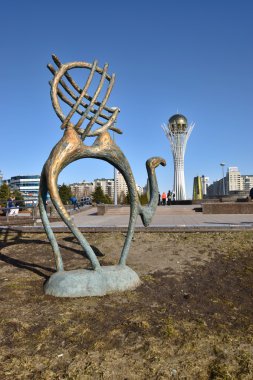 Görünümünde Astana, Kazakistan, Expo 2017 dizi başkenti