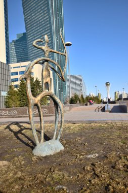 Görünümünde Astana, Kazakistan, Expo 2017 dizi başkenti