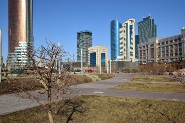 Görünümünde Astana, Kazakistan, Expo 2017 dizi başkenti