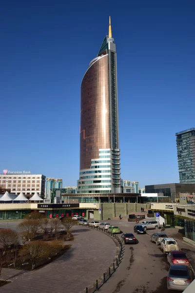 Astana, Kazakistan'ın modern ofis kuleleri — Stok fotoğraf
