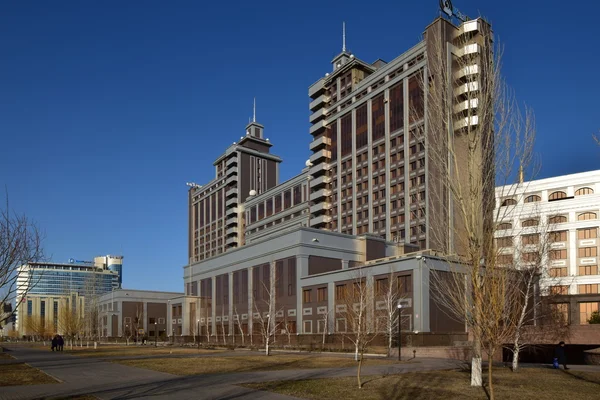 Blick Astana Der Hauptstadt Kasachstans Gastgeber Der Expo 2017 — Stockfoto