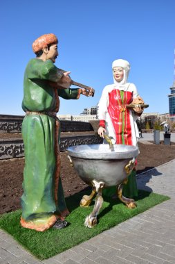 Görünümünde Astana, Kazakistan, Expo 2017 dizi başkenti