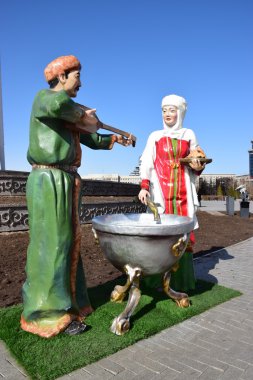 Görünümünde Astana, Kazakistan, Expo 2017 dizi başkenti