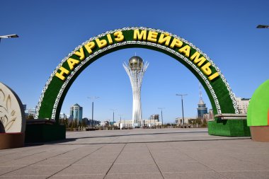 Görünümünde Astana, Kazakistan, Expo 2017 dizi başkenti