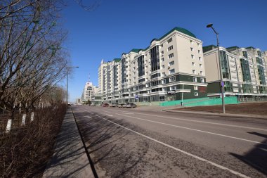 Görünümünde Astana, Kazakistan, Expo 2017 dizi başkenti