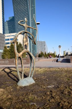 Görünümünde Astana, Kazakistan, Expo 2017 dizi başkenti