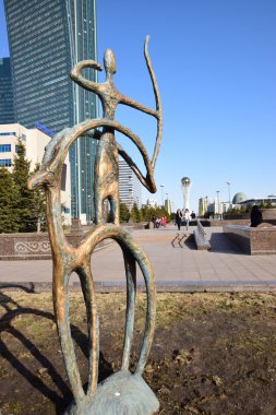 Görünümünde Astana, Kazakistan, Expo 2017 dizi başkenti
