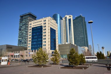 Görünümünde Astana, Kazakistan, Expo 2017 dizi başkenti