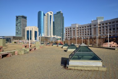 Görünümünde Astana, Kazakistan, Expo 2017 dizi başkenti