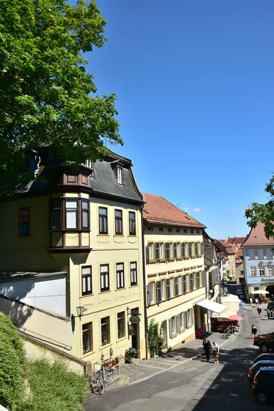 Δες Στην Περιοχή Της Ιστορικής Πόλης Της Bamberg Βαυαρία Άνω — Φωτογραφία Αρχείου