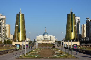 Görünümünde Astana, Kazakistan, Expo 2017 dizi başkenti