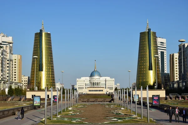Moderne Gebouwen Astana Hoofdstad Van Kazachstan Gastheer Van Expo 2017 — Stockfoto