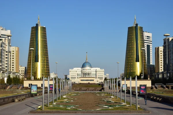 Weergave Astana Hoofdstad Van Kazachstan Gastheer Van Expo 2017 — Stockfoto